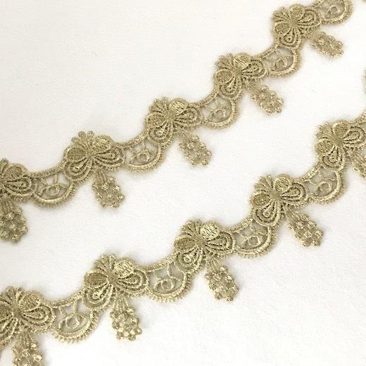 レース 手芸 リボン ゴールド 花 衣装 金色 メタリックレース 素材 材料 衣装 コスプレ 装飾 レオタードモチーフ バトンモチーフ バレエ衣装 E1 1 Elisabeth Smile Craft Shop 通販 Yahoo ショッピング