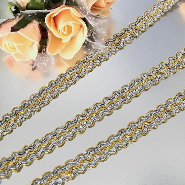 レース ゴールド シルバー 手芸 ブレード 衣装 レオタード 素材 材料