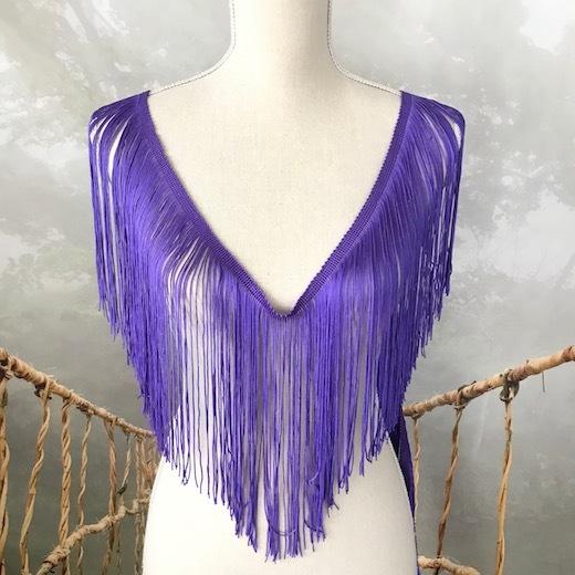 フリンジ ブレード タッセル W25cm 新体操 レオタード ベリーダンス 衣装レース リボン 手作り 飾り 素材 装飾 バレエ衣装 パープル 紫 E4 1 Elisabeth Smile Craft Shop 通販 Yahoo ショッピング