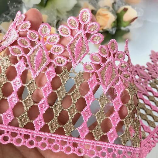 レース ピンク ゴールド 幅広 手芸 リボン 衣装 服飾 レオタード 素材 材料 装飾 レオタードモチーフ バトンモチーフ バレエ衣装 チュチュレース 衣装レース E8 1 Elisabeth Smile Craft Shop 通販 Yahoo ショッピング