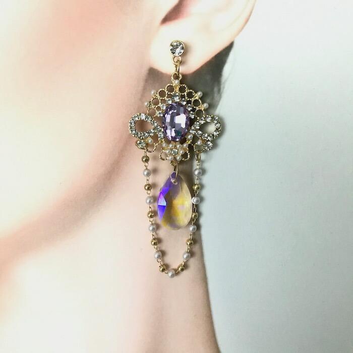 ピアス ラインストーンピアス 衣装 イヤリング アクセサリー ピアス ラインストーンピアス 衣装 イヤリング アクセサリー