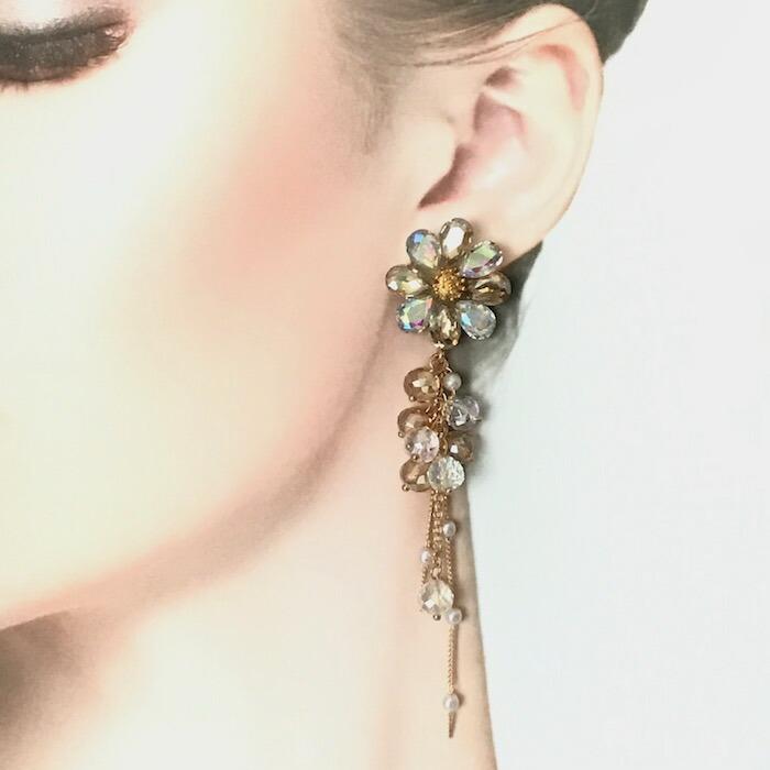 ピアス ラインストーンピアス 衣装 花 イヤリング アクセサリー 社交ダンス ベリーダンス レディース ジュエリー ブライダル パーティー 大ぶり ダンス Ea3 1 Elisabeth Smile Craft Shop 通販 Yahoo ショッピング