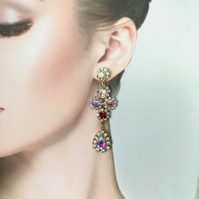 デザインピアス ラインストーンピアス 衣装 花 イヤリング アクセサリー 大きい 社交ダンス ベリーダンス レディース ジュエリー ブライダル パーティー 大ぶり Ea49 1 Elisabeth Smile Craft Shop 通販 Yahoo ショッピング