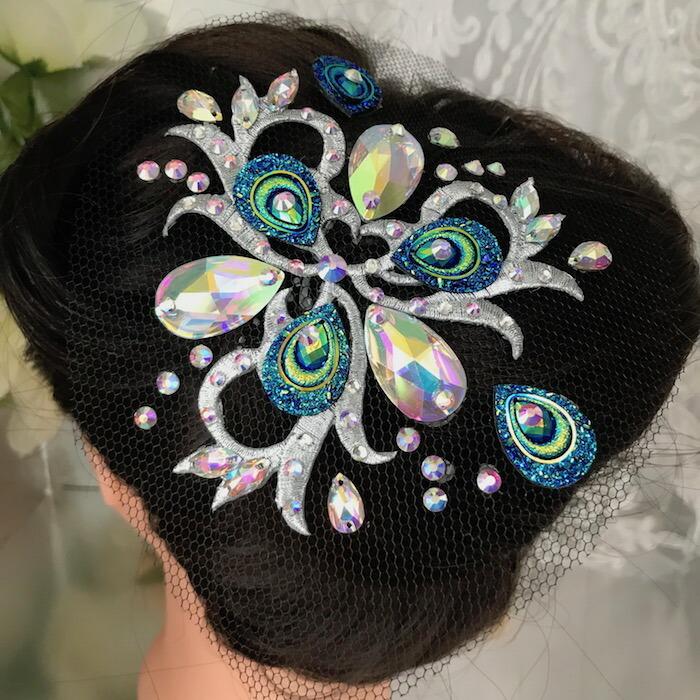 社交ダンス 競技ダンス ヘアアクセサリー 髪飾り ヘア飾り ラテン