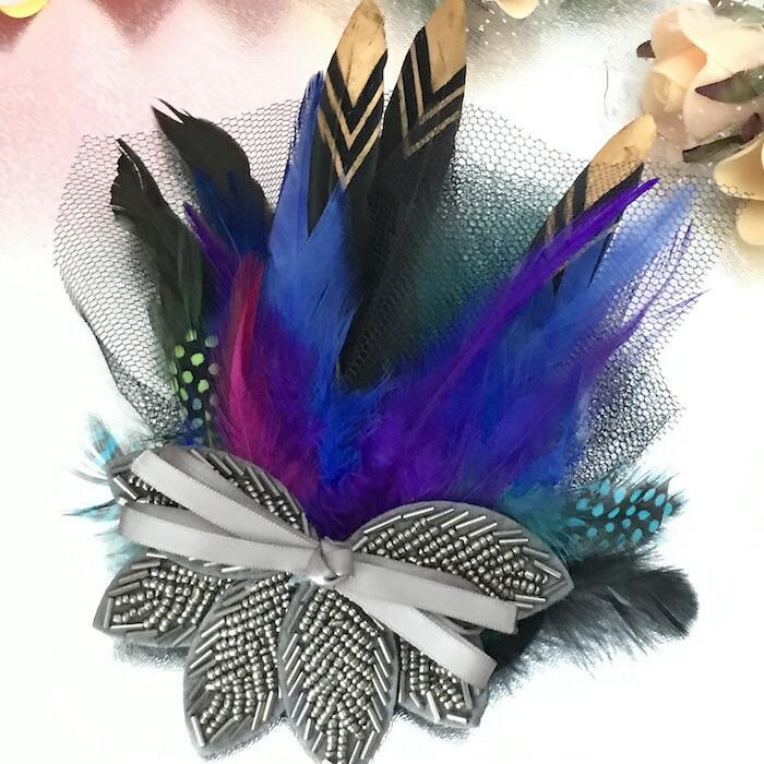 ヘッドドレス ヘア飾り ヘアアクセサリー ヘッドピース コサージュ