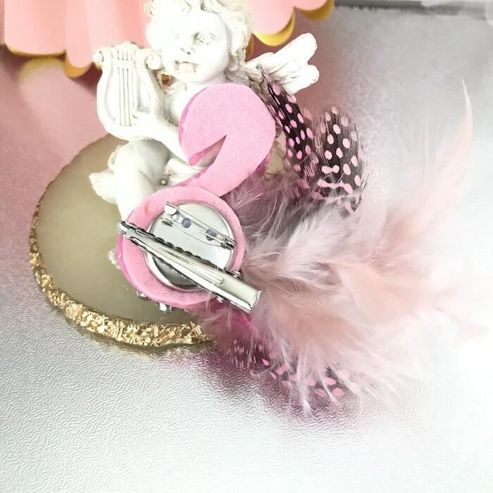 ヘアアクセサリー　コサージュ　ヘッドドレス　羽根　フェザー　アクセサリー　浴衣 ヘアアクセサリー コサージュ ヘッドドレス 羽根 フェザー