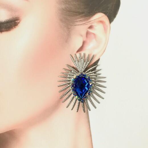ピアス ラインストーン ラインストーンピアス アクセサリー 社交ダンス 