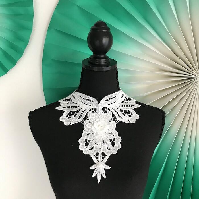 タティングレース チョーカー（白） タティングレース チョーカー（白） タティングレース