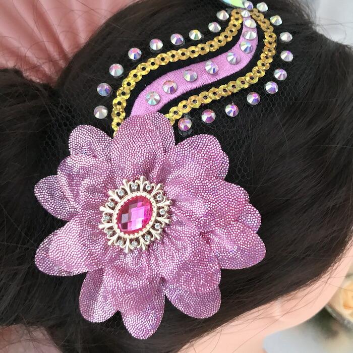 社交ダンス 競技ダンス ヘアアクセサリー 髪飾り ヘア飾り ラテン
