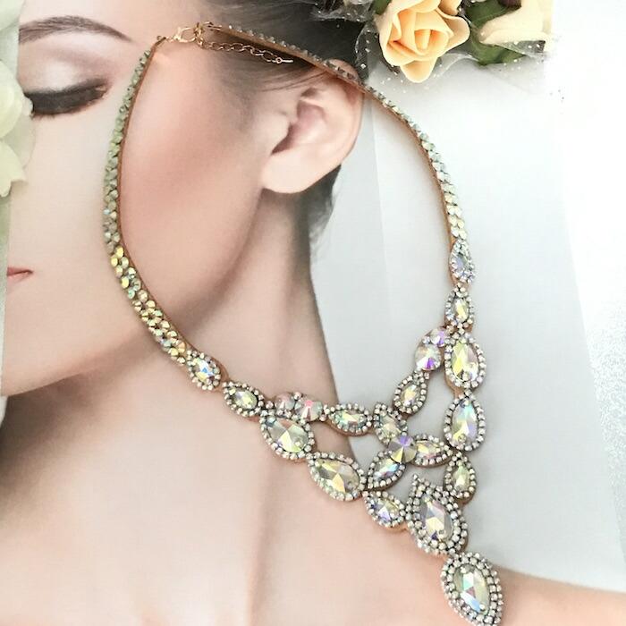 最高の品質の ベリーダンス 社交ダンス ネックレス アクセサリー 衣装