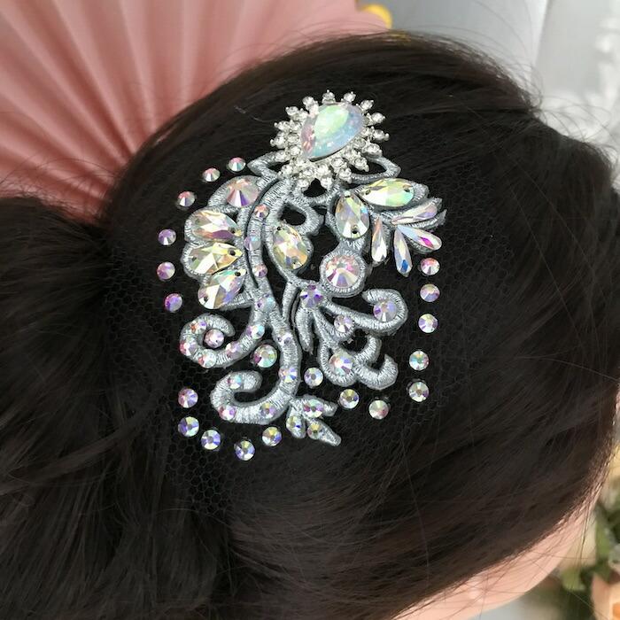 社交ダンス 競技ダンス ヘアアクセサリー 髪飾り ヘア飾り ラテン