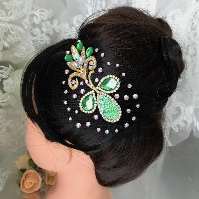 社交ダンス 競技ダンス ヘアアクセサリー 髪飾り ヘア飾り ラテン