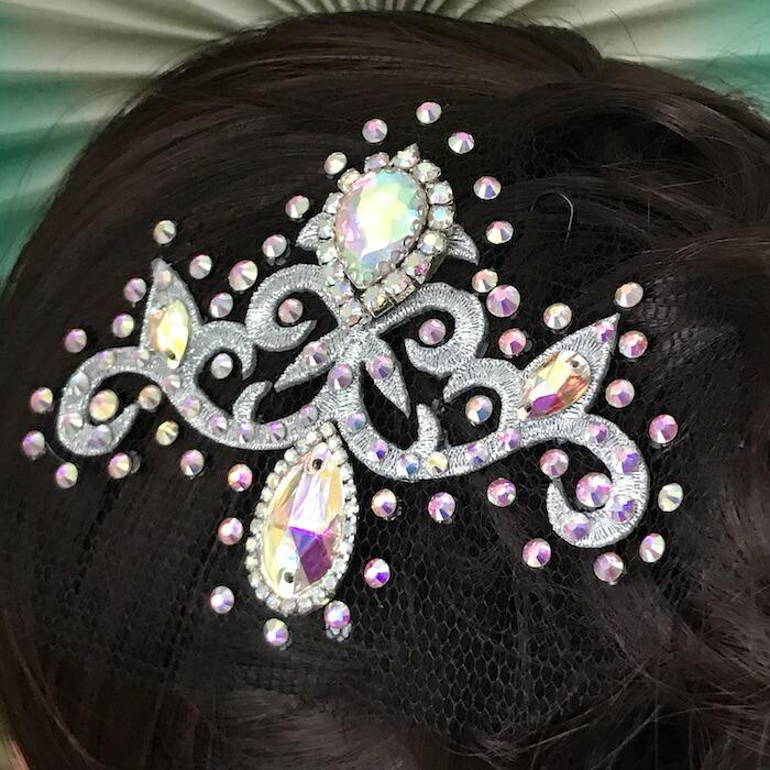 社交ダンス 競技ダンス ヘアアクセサリー 髪飾り ヘア飾り