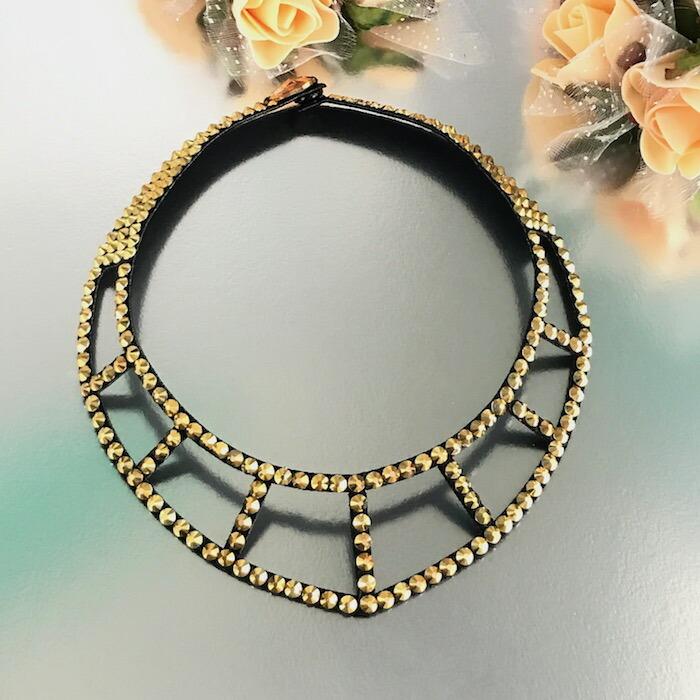 アクセサリー　ネックレス　ピアス　社交ダンス　チョーカー PINK チョーカー P-180 オーロラ 社交ダンス アクセサリー