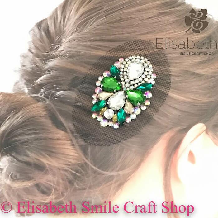 社交ダンス 競技ダンス ヘアアクセサリー 髪飾り ヘア飾り ラテン