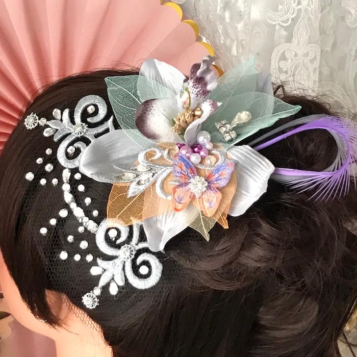 ヘアアクセサリー 髪飾り ヘア飾り 舞台衣装 ステージ衣装 ダンス衣装