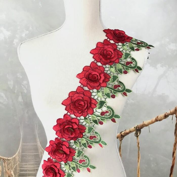 レース 手芸 花レース ケミカルレース バラレース バラリボン バラ模様 リボン 衣装 花 手芸 バレエ衣装 衣装 レオタード ダンス衣装 新体操 チュチュレース F1 1 6102 Elisabeth Smile Craft Shop 通販 Yahoo ショッピング