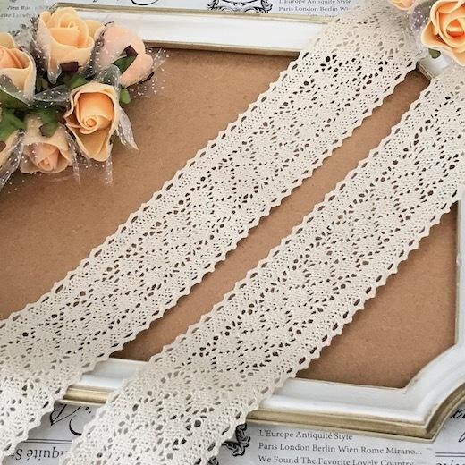 レース リボン 手芸 ベージュ 衣装 装飾 花模様 コットンレース 素材 材料 綿レース G1 1 Elisabeth Smile Craft Shop 通販 Yahoo ショッピング