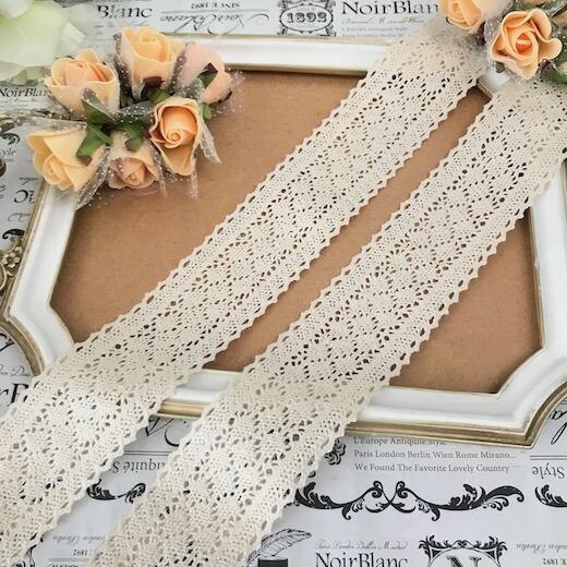 レース リボン 手芸 ベージュ 衣装 装飾 花模様 コットンレース 素材 材料 綿レース G1 1 Elisabeth Smile Craft Shop 通販 Yahoo ショッピング