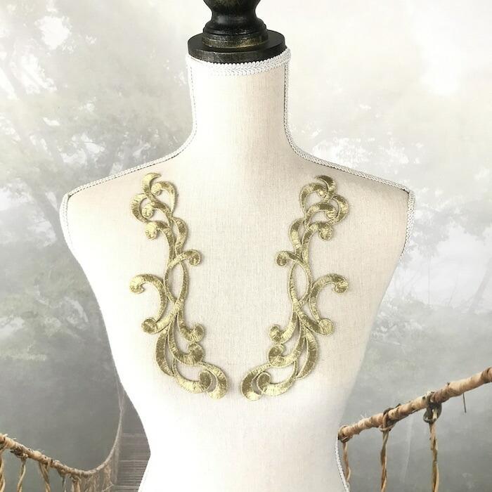 レースモチーフ ゴールド 舞台衣装 ステージ衣装 ダンス衣装 バトン