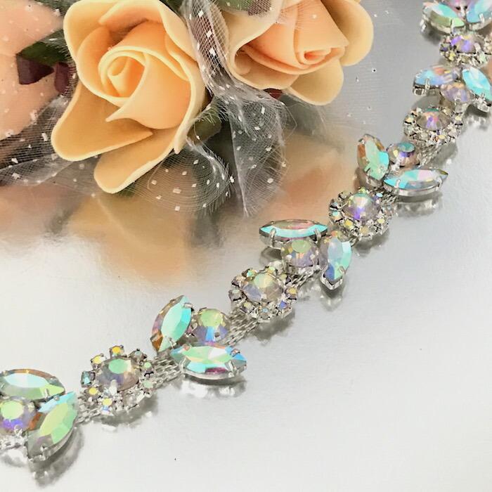 ラインストーン チェーン 衣装 アクセサリー パーツ ビジューチェーン