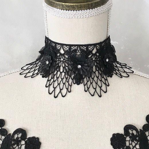 レースチョーカー ストーンチョーカー 黒 レースネックレス キラキラ ストーン付き アクセサリー レース ネックレス ダンス チョーカー 社交ダンス カラオケ Mk130 1 Elisabeth Smile Craft Shop 通販 Yahoo ショッピング