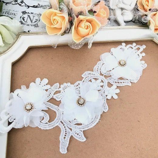 レースモチーフ モチーフ 白 3d お花付き モチーフ 手作りハンドメイド パーツ 装飾 レオタード バトンモチーフ 男子レオタード 新体操 ベリダンス 社交ダンス Mka18 1 4260 Elisabeth Smile Craft Shop 通販 Yahoo ショッピング