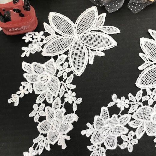 モチーフレース 花 モチーフ フラワー ダンス レオタード バトン