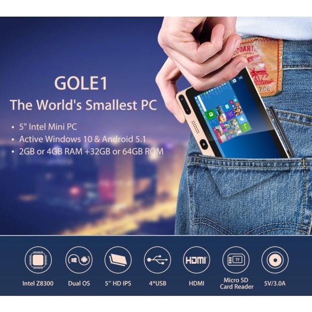 Gole Gole1 ポケットサイズ Windows10搭載マシン ゴールワン ミニpc パソコン 5 Inch スクリーン 日本語説明書つき Ab 067 日本小売業販売 通販 Yahoo ショッピング