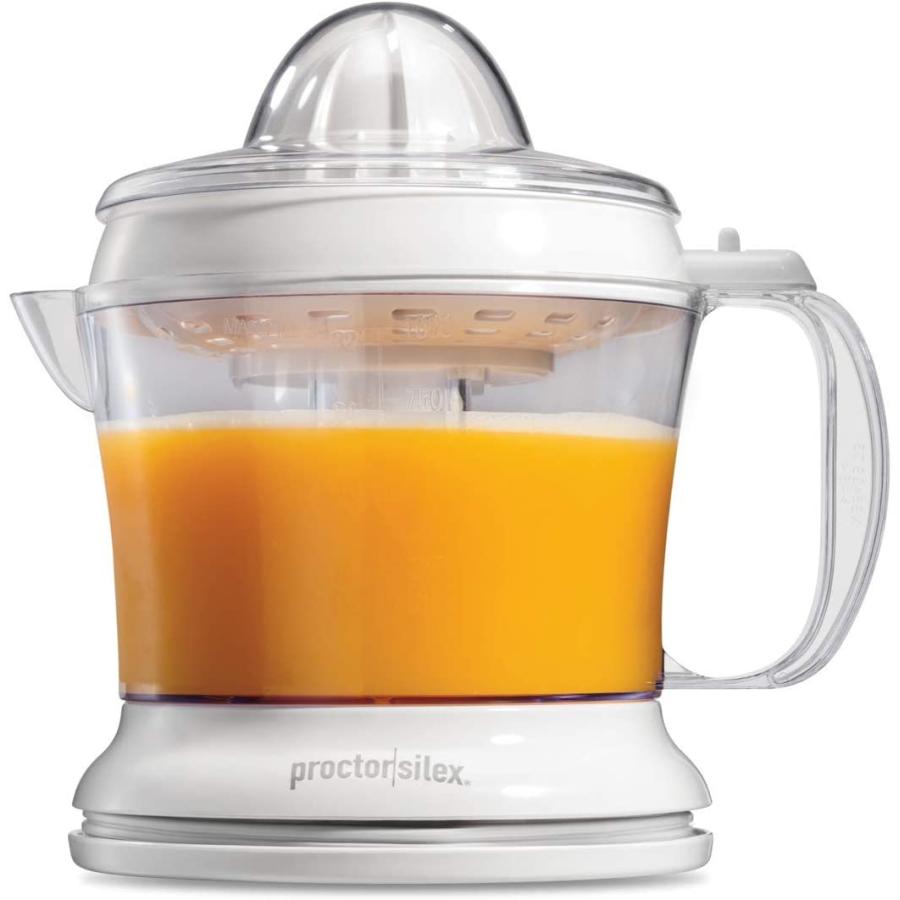 Proctor Silex ジューシット 電動シトラスジューサーマシン オレンジ、レモン、グレープフルーツジュース、34オンス 66332PS