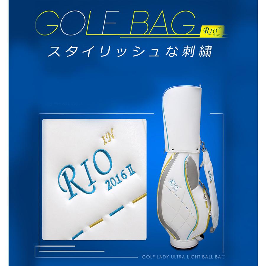 最高の ゴルフバック 人気 メンズ レディース ゴルフバッグ 超軽量 防水 バッグ キャディバッグ スタンドタイプ おしゃれ ゴルフ用バッグ ホワイト Aynaelda Com