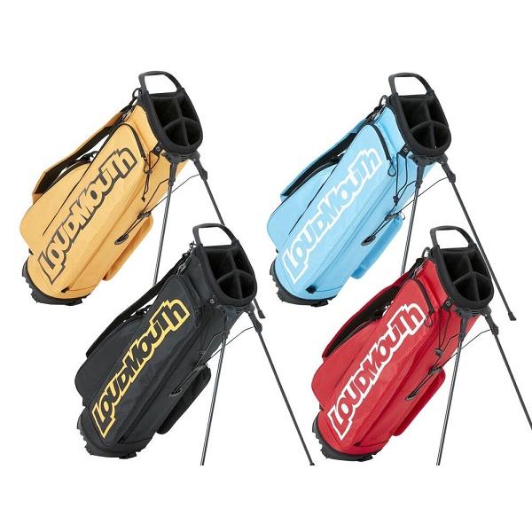 美品 ラウドマウス スタンドキャディバッグ 8.5型 軽量 LM-CB0019 LOUDMOUTH（ラウドマウスゴルフ） ラウドマウス スタンド キャディ