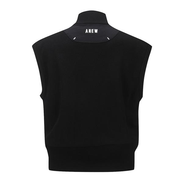 ANEW ブラック ノースリーブベスト