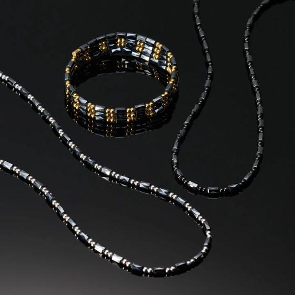 3Way仕様Healthcare Planet ネックレス BANDEL Healthcare Planet All Black バンデル 磁気ネックレス 3Way 36