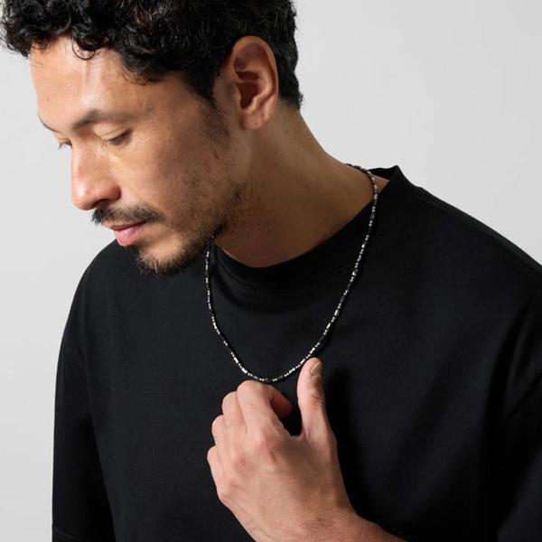 BANDEL Healthcare Planet Black×Silver バンデル 磁気ネックレス 3Way