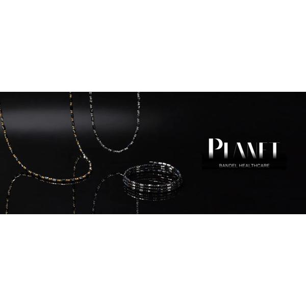 BANDEL Healthcare Planet Black×Silver バンデル 磁気ネックレス 3Way