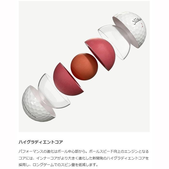 タイトリスト ゴルフボール 2023年モデル プロV1X ローナンバー ハイナンバー ダブルナンバー 1ダース 12球入り Titleist PRO V1X 送料無料 あす楽 あすつく｜elix-golf｜08