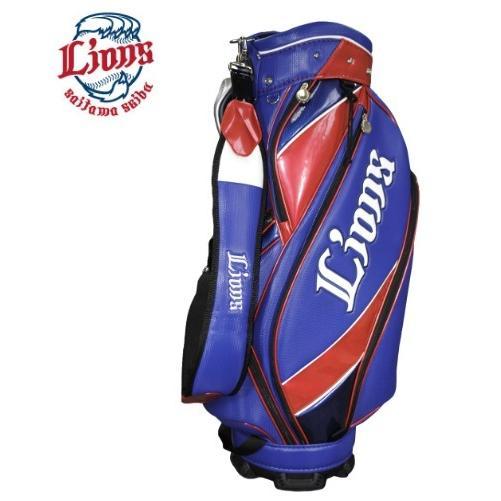 プロ野球 埼玉西武ライオンズ SLCB-2437 カート キャディバッグ ゴルフバッグ レザックス LEZAX（レザックス） 埼玉西武ライオンズ 9.5型 キャディバッグ ゴルフ
