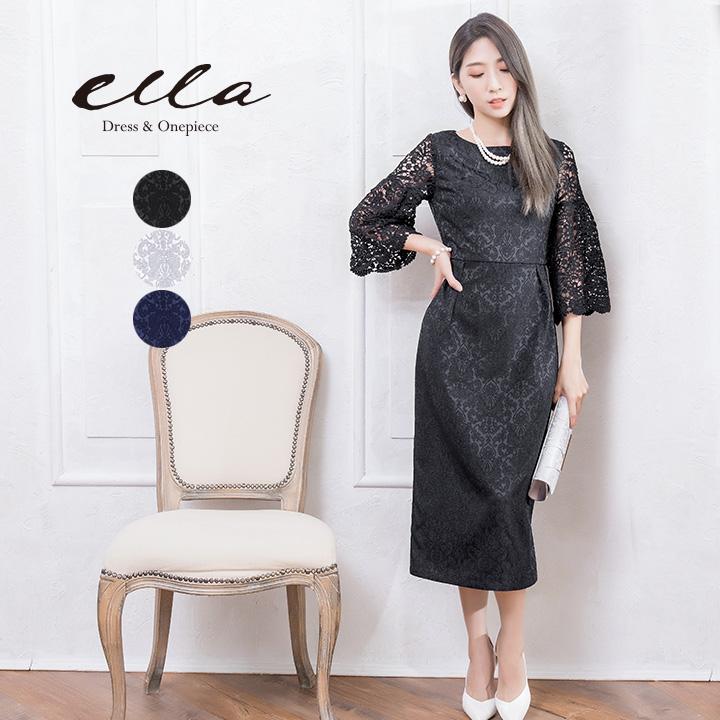 パーティードレス ドレス 結婚式 ワンピース フォーマル レース 成人式