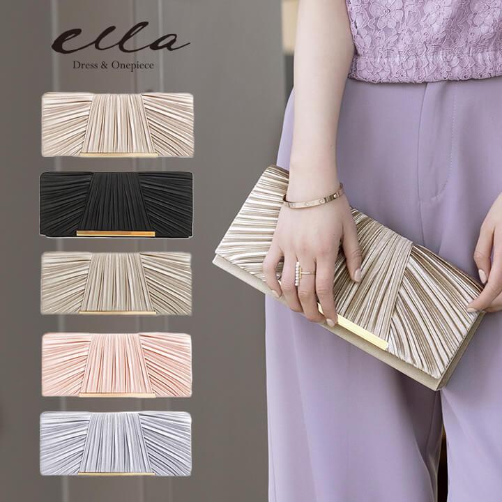 パーティーバッグ サテンプリーツ 2way フォーマル バッグ お呼ばれ 結婚式 同窓会 謝恩会 20代 30代 40代 クラッチバッグ 卒業式 レディース yj1b5586 | ブランド登録なし