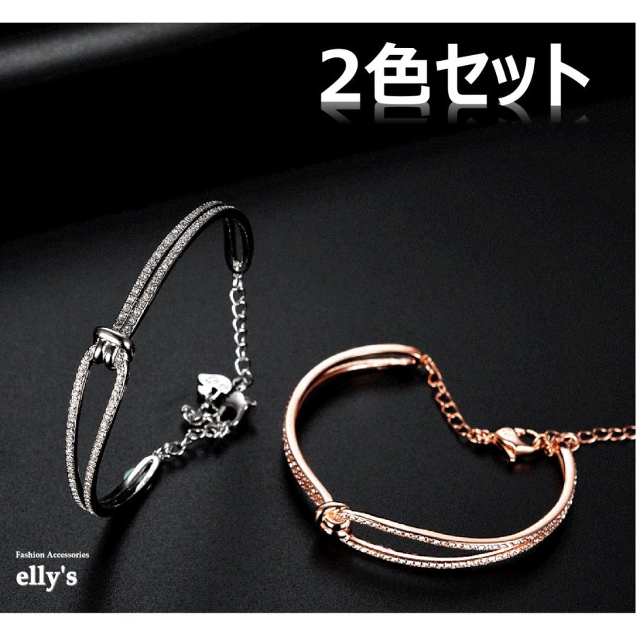 【美品】SWAROVSKI スワロフスキー 2連 ブレスレット ピンクゴールド スワロフスキー ブレスレット アクセサリー ミレニア ピンク