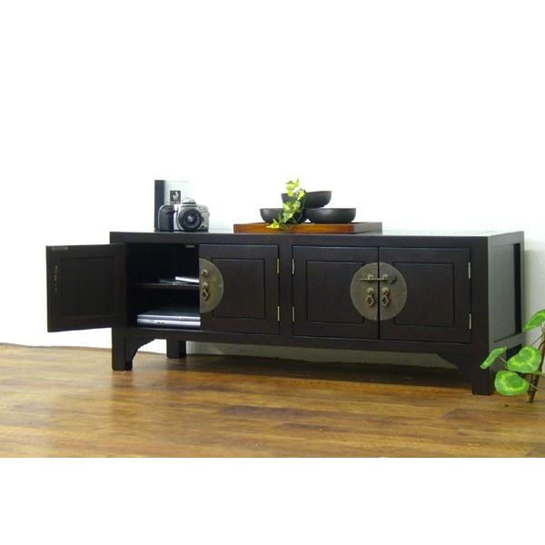 アジアンローボード 茶 送料無料 アンティーク家具 アジアン家具