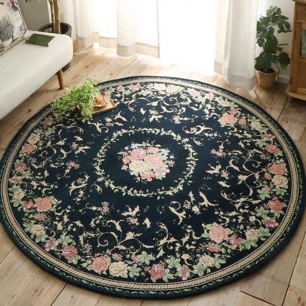 ラグ 夏用 カーペット 1 円形 丸 3畳 おしゃれ 洗える 丸形 絨毯 ラグマット 夏 年中 洗濯 防音 2畳 北欧 安い 6畳 滑り止め Elmono 通販 Yahoo ショッピング