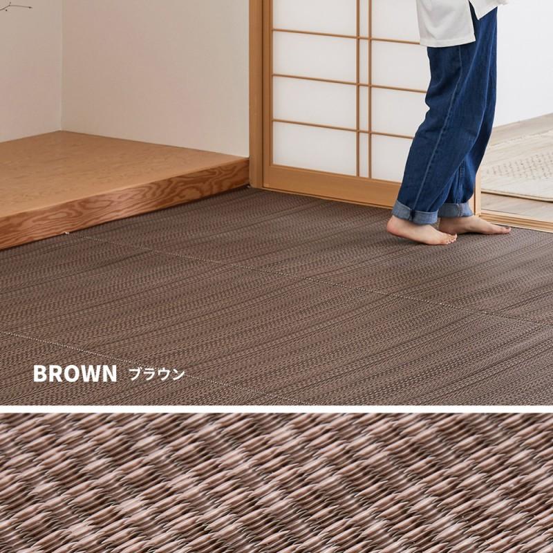 ラグ カーペット 夏用 洗える 夏 8畳 本間 日本製 絨毯 リバーシブル ござ 国産 おしゃれ オールシーズン い草 風 薄手 ペット 正方形 ダイニング_10