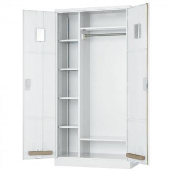豊國工業 多人数用ロッカー 中仕切り付き TLK-36DT CN-85色(ホワイトグレー)_1