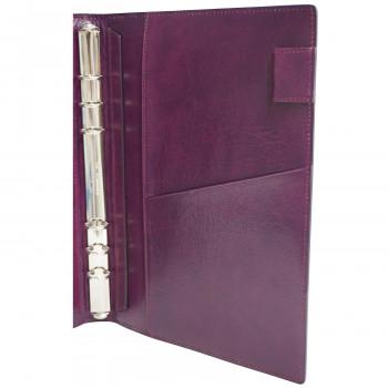 アシュフォード システム手帳 イシュー A5 15mm note パープル ASHFORD アシュフォード システム手帳 イシュー A5 15mm note パープル