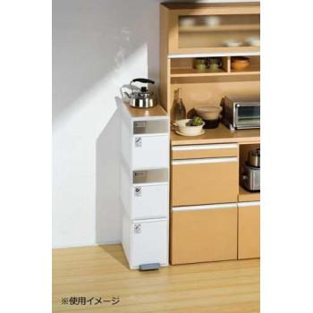 分別スイングステーションウッドトップ3段 BWP-12BS WT Wホワイト_3