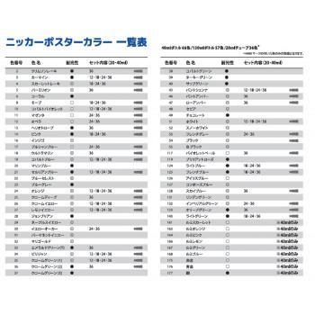 ニッカー絵具 ポスターカラー 40ml 12色セット PC40ML12Nの画像