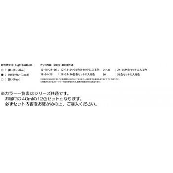 ニッカー絵具 ポスターカラー 40ml 12色セット PC40ML12Nの画像