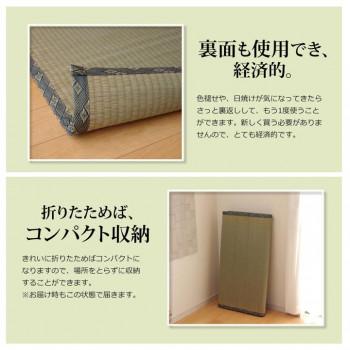 純国産い草 上敷き カーペット 糸引織 「湯沢」 江戸間4.5畳 約261×261cm 1010050012402_3